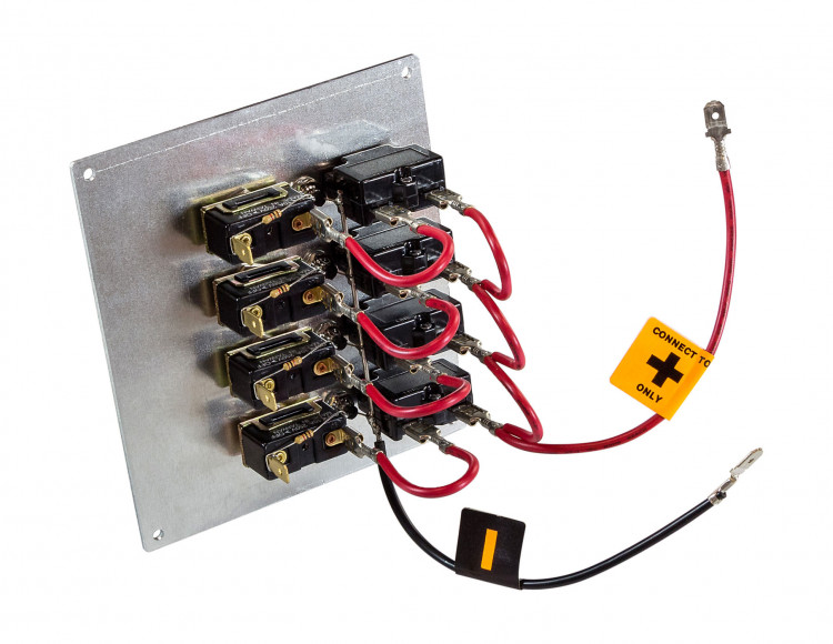 Панель бортового питания 4 переключателя, автоматы, арт. 10544,          Youthful  Панель бортового питания 4 переключателя, автоматы, арт. 10544,          Youthful