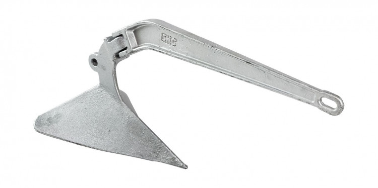 Якорь Плуг (CQR) 9 кг, оцинкованный, арт. A012090,          Quattro Marine 