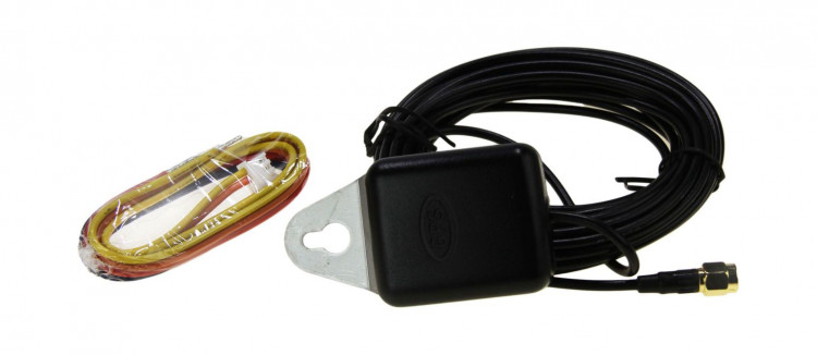 GPS-спидометр аналоговый 0-60 узлов, черный циферблат, нержавеющий ободок, выносная антенна, д. 85 мм, арт. SMAGPS060BSMR,          MARINE ROCKET 