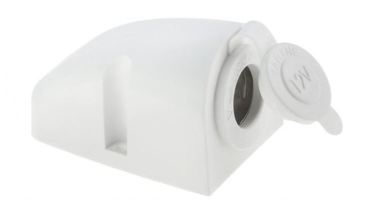 Разъем прикуривателя для крепления на приборной панели, белый, арт. AS241PW,          Yih Sean  Разъем прикуривателя для крепления на приборной панели, белый, арт. AS241PW,          Yih Sean