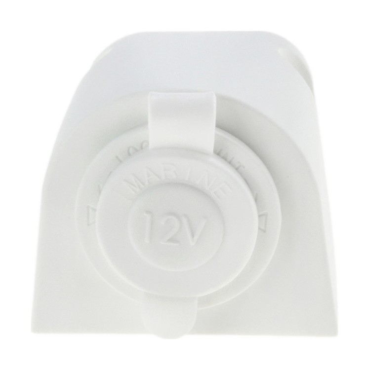 Разъем прикуривателя для крепления на приборной панели, белый, арт. AS241PW,          Yih Sean  Разъем прикуривателя для крепления на приборной панели, белый, арт. AS241PW,          Yih Sean