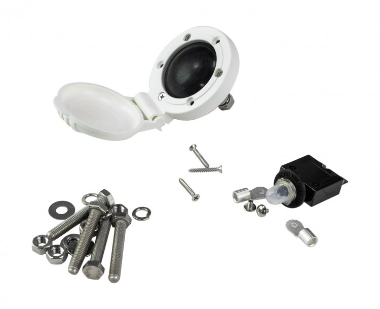 Лебедка якорная South Pacific EC600J горизонтальная силовая, 800Вт, 12В, арт. EC600J,          South Pacific 