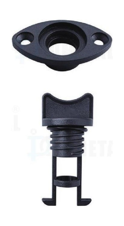 Шпигат пластиковый с резьбовой пробкой 19 мм, Marine Rocket, арт. P.M1402-19_MR,          MARINE ROCKET 