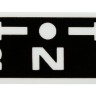 Наклейка, маркировка (R-N-F) Suzuki DF4-140A/DT9.9-40, арт. 2113191J00000,          Suzuki 
