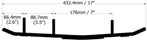 Конек лыжи Polaris (комплект 2шт) A-04-0-4-236, арт. A-04-0-4-236,          SPI 