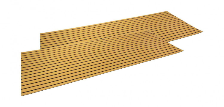 Покрытие палубное EVA, 2400х900х6мм, самоклеящееся, золотисто-желтое, тип "A", упаковка 2 шт, арт. MR2GYB90OBG_SET,          MARINE ROCKET 