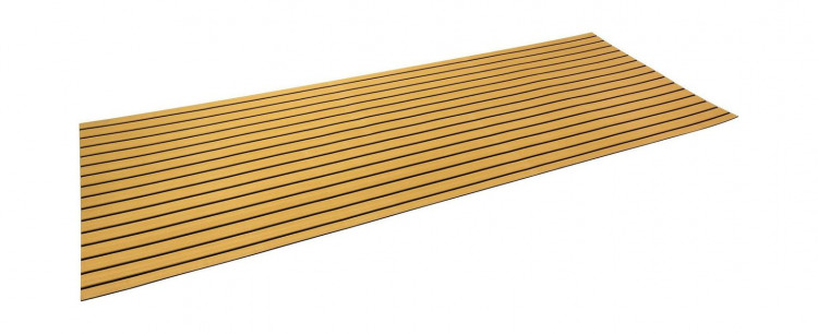 Покрытие палубное EVA, 2400х900х6мм, самоклеящееся, золотисто-желтое, тип "A", упаковка 2 шт, арт. MR2GYB90OBG_SET,          MARINE ROCKET 