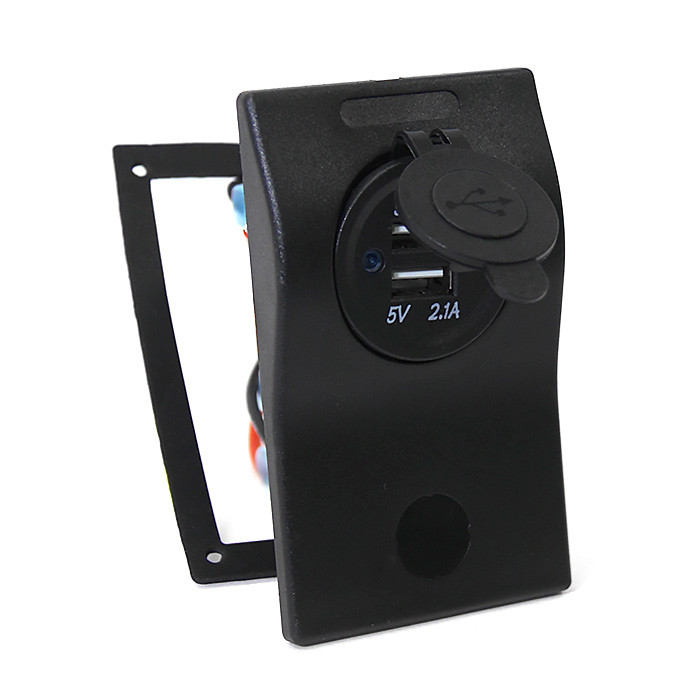 Панель с USB-разъемом и автоматическим выключателем NEKEKE, арт. DCS2,          NEKEKE 