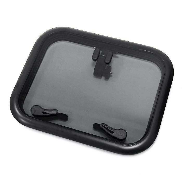 Люк палубный распашной Альбатрос 572x457 (черное исполнение), арт. 030833BT,          Техномарин 