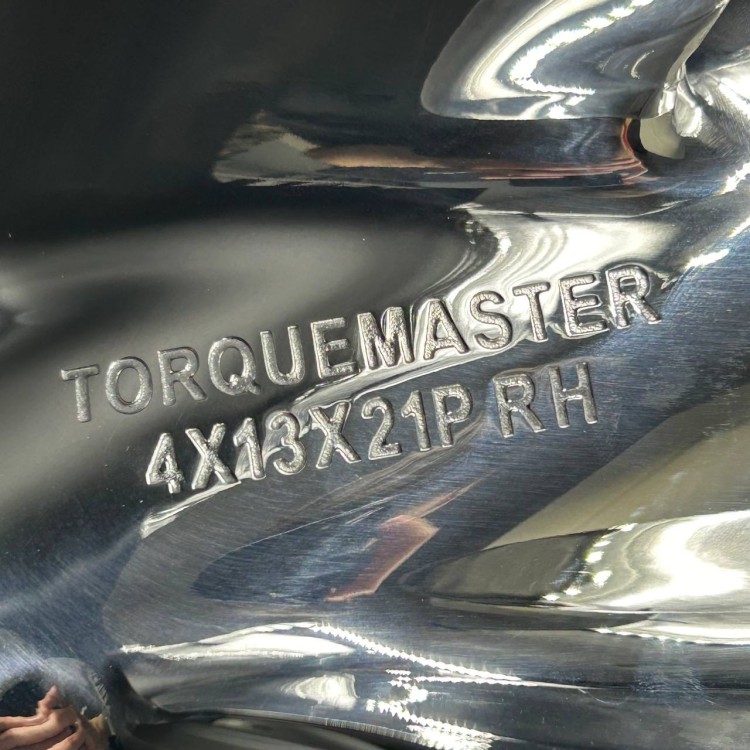 Гребной винт Yamaha 60-140, F70-F130 (4X13X21) (СТАЛЬ) (POLASTORM TQ), арт. 4329-4130-21,          POLASTORM 