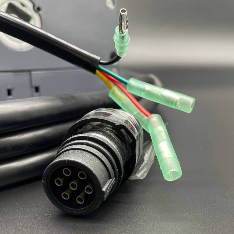 Дистанционное управление Yamaha 703 (Без кнопки гидроподъема) (Тянущая) (7pin) (Китай), арт. 703-48230-14-K,          POWEROB 