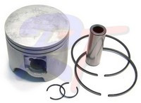 Поршень (+0.25) в комплекте Yamaha V4/V6(1993-), 6R5-11645-11, RTT-6R5-11645-KIT, арт. RTT-6R5-11645-KIT,          Rivertec 