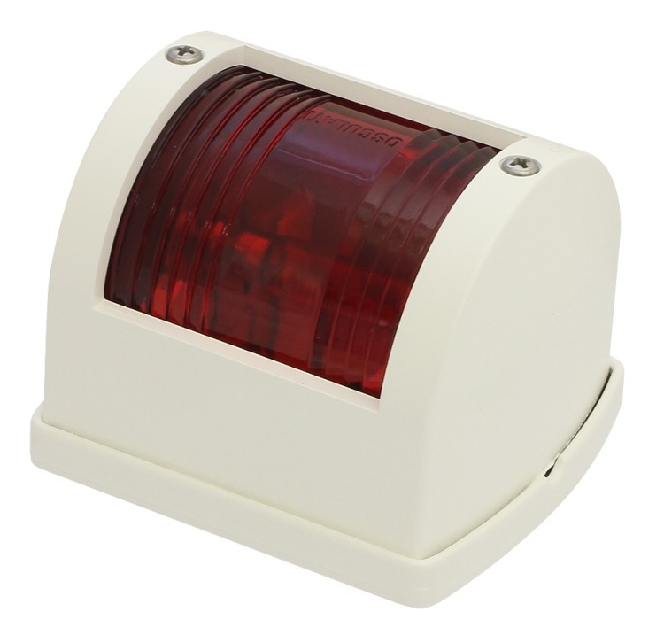 Бортовой огонь UTILITY 77, красный, бел. корп, арт. 10015646,  