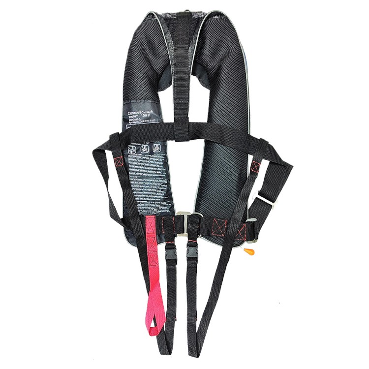 Жилет надувной автоматический, 150 N, синий (комплект 4 шт), арт. 10270097,          Мореман 