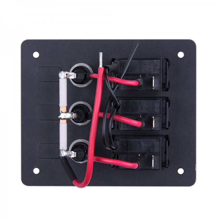 Панель бортового питания  3 переключателя, предохранители, SK-LF3Z-ts, арт. SK-LF3Z-ts,          Skipper 