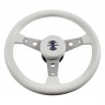 Рулевое колесо DELFINO обод белый,спицы серебряные д. 340 мм (упаковка из 5 шт.) 