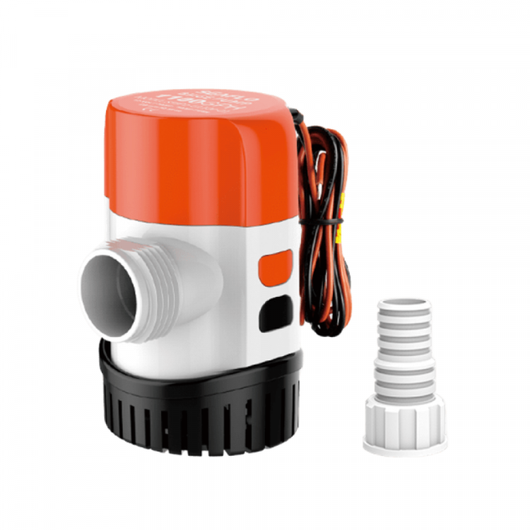 Помпа водооткачивающая автоматическая SeaFlo трюмная, 12V 800 галлон/час, патрубок 19/25/29 мм, арт. SFBP1-G800-13B-ts,          SeaFlo 