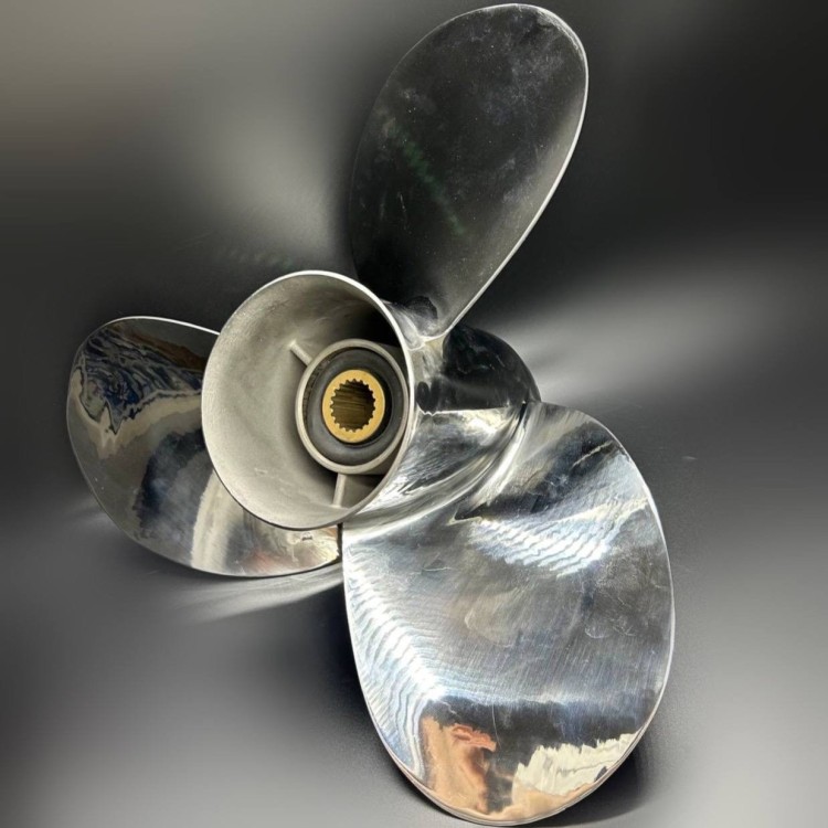 Гребной винт Mercury Bravo Two (3x18-3/4х17) (19 шлицев) (Левого вращения) (Cталь), арт. 48-18612A40-K,          YHS 