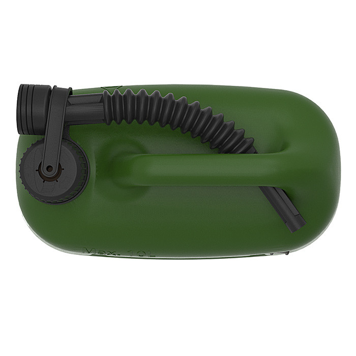 Канистра для бензина 10л с заливным устройством PROFI, арт. 10.01.01.00-2,          Oktan 