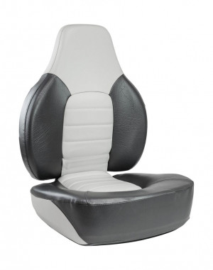 Кресло складное мягкое FISH PRO, серый/темно-серый