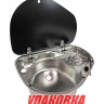 Плита газовая с мойкой левой, стеклянная крышка, Marine Rocket (упаковка из 2 шт.), арт. MR600LSSS_pkg_2,          Marine Rocket 