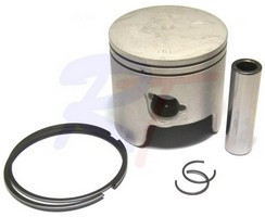 Поршень (+0.5) в комплекте Yamaha 55-90, 688-11636-03-00, RTT-688-11636-KIT, арт. RTT-688-11636-KIT,          Rivertec 
