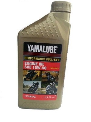 Масло Yamalube 15w-50 для мотоциклов, ATV, и S-by-S  (946 мл) 