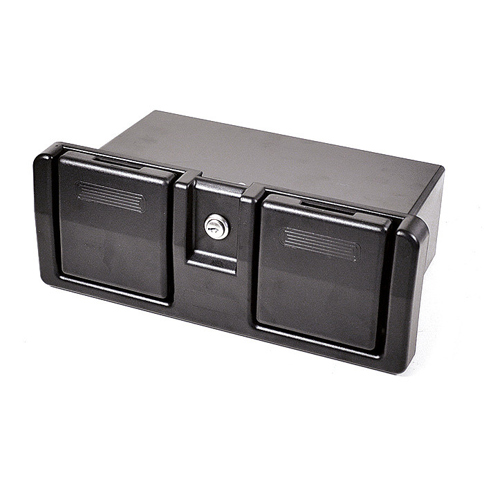 Ящик перчаточный с 2-мя держателями стаканов черный, арт. C12201,          Easterner 