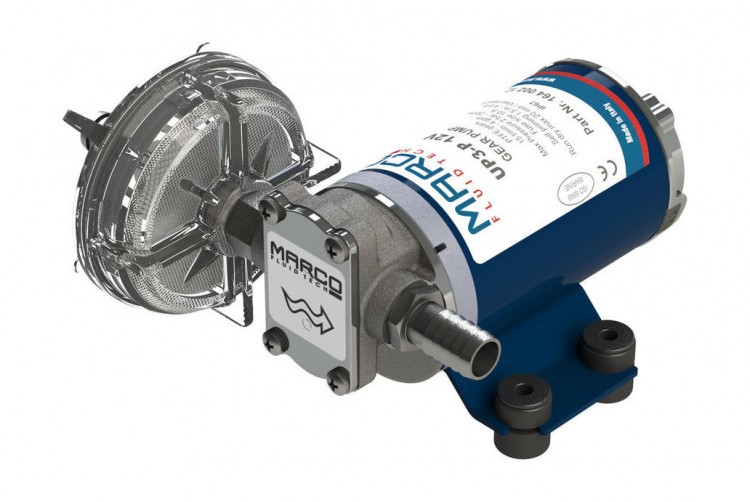 Помпа водоподающая шестеренчатая Marco UP3-P, 12 В, 15 л/мин, 29 PSI (2 бар), арт. 16400212,          Marco 