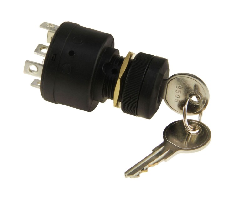 Замок зажигания с ключом и защитным колпачком, арт. 10274,          AAA 
