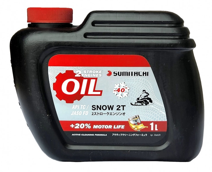 Масло моторное SUMITACHI 2-STROKE ENGINES OIL SNOW 1Л , арт. 33665,          SUMITACHI 