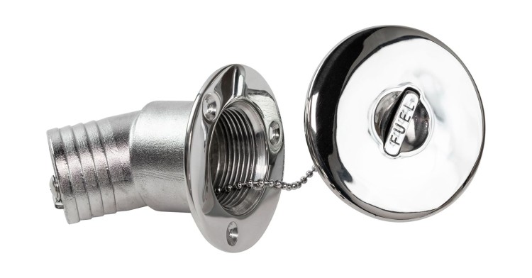 Горловина заливная для бензина, угловая, под шланг 38 мм,, арт. S.M1429-38F_MR,          MARINE ROCKET 