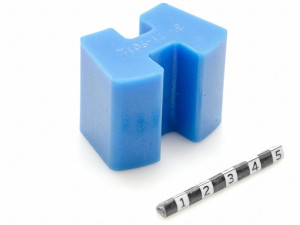 Эластичный элемент муфты N-Upex, N-Flex (аналог), типоразмер 250, M87/синий, Упругая эластичная вставка (сегмент) муфты типа N-EUpex, аналог резиновой, 33-99-9012-poly 