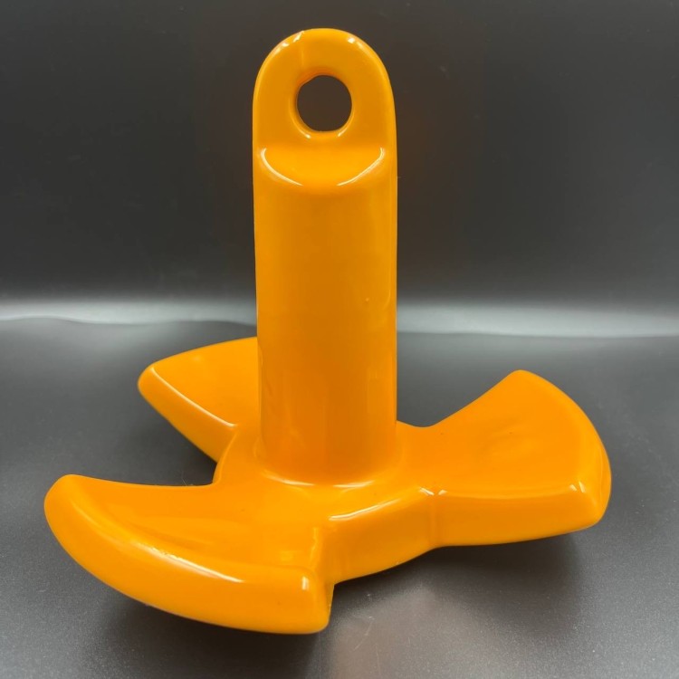 Якорь речной 3-х лепестковый (Оранжевый) с ПВХ покрытием 4.5кг (Allshine), арт. Anchor-3-Orange-4.5kg_2000000194417,          ALSHINE 