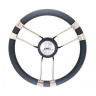 Рулевое колесо NESEA обод черный, спицы серебряные, арт. VN123522-01,          Volanti Luisi  Рулевое колесо NESEA обод черный, спицы серебряные, арт. VN123522-01,          Volanti Luisi