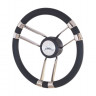 Рулевое колесо NESEA обод черный, спицы серебряные, арт. VN123522-01,          Volanti Luisi  Рулевое колесо NESEA обод черный, спицы серебряные, арт. VN123522-01,          Volanti Luisi