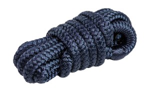 Веревка из полиэстера с огонами для крепления кранца, d6 мм, L1,5 м, цвет синий