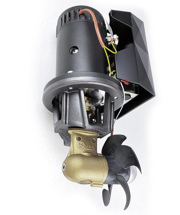 Комплект подруливающего устройства, 2,2 кВт, 40 кгс, 12 В, 140 мм (включает джойстик TCD2042, 8-метровый кабель, без тоннеля) FGBT14040120K07, арт. 10270870,          Quick 