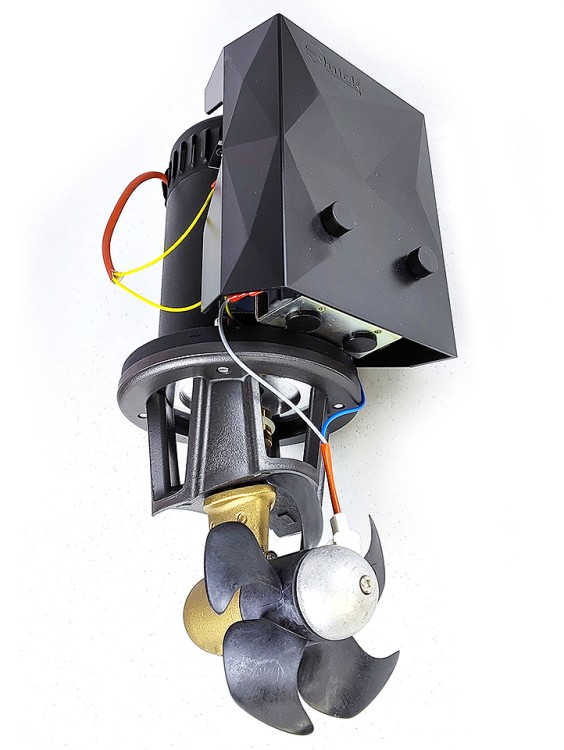 Комплект подруливающего устройства, 2,2 кВт, 40 кгс, 12 В, 140 мм (включает джойстик TCD2042, 8-метровый кабель, без тоннеля) FGBT14040120K07, арт. 10270870,          Quick 