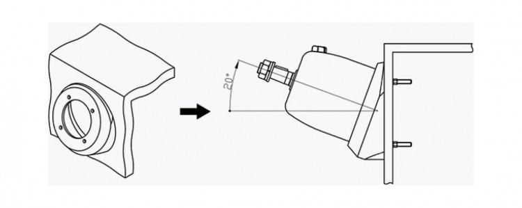 Накладка для рулевого насоса ГСУ (20 град.), наружного монтажа, Sea First, арт. SHB100,          Sea First 