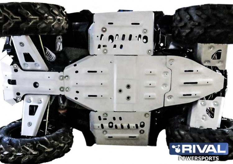 Комплект AL защиты днища Polaris Sportsman Touring 850, 1000 (2015-), арт. 444.7437.1-riv,          Rival 