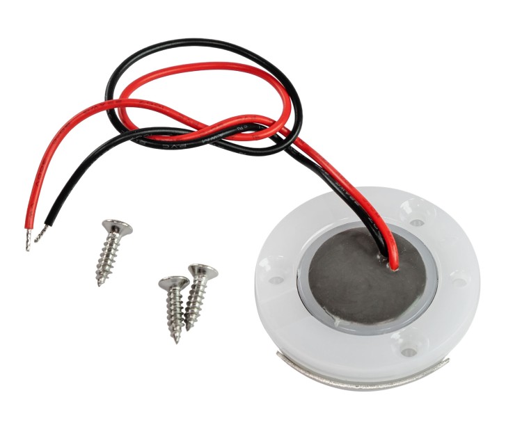 Светильник каютный светодиодный, нержавеющий корпус, арт. 00750-03WH,          AAA 