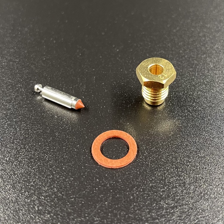 Игла поплавковой камеры карбюратора Yamaha 8-15 (в сборе) (Omax), арт. 6E8-14390-12-TW,          OMAX 