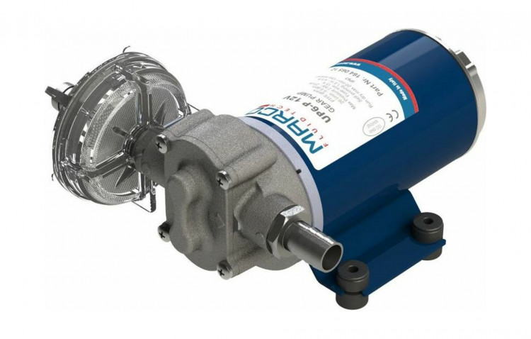 Помпа водоподающая шестеренчатая Marco UP6-P, 12 В, 26 л/мин, 29 PSI (2 бар), арт. 16406512,          Marco 