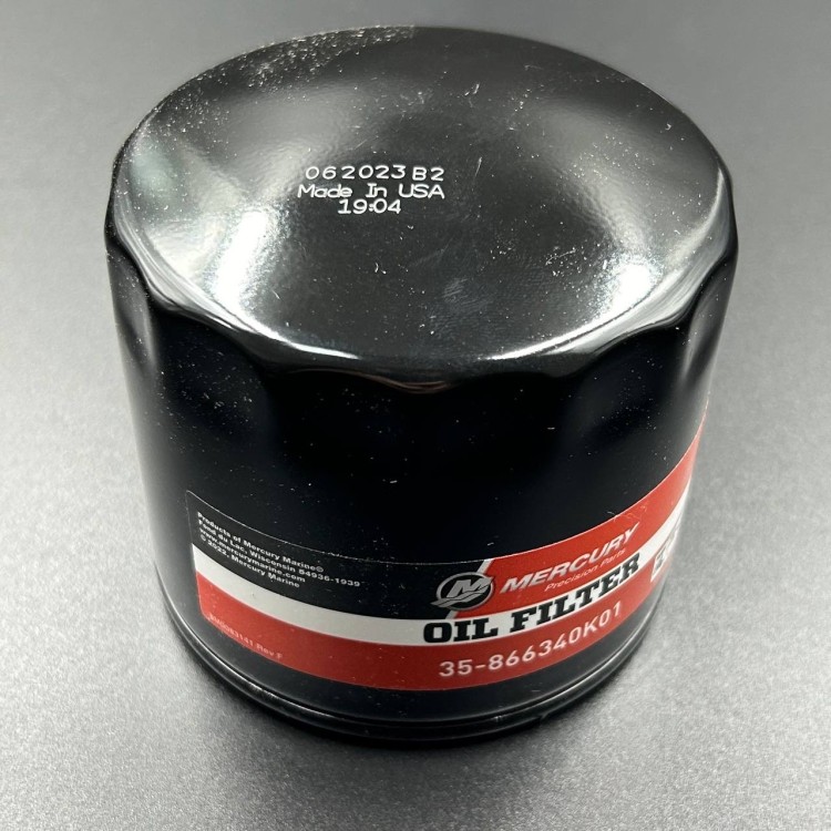 Фильтр масляный Mercruiser 3.0-8.2L (866340Q03; 866340K01) (Mercury), арт. 866340Q03,          MERCURY 