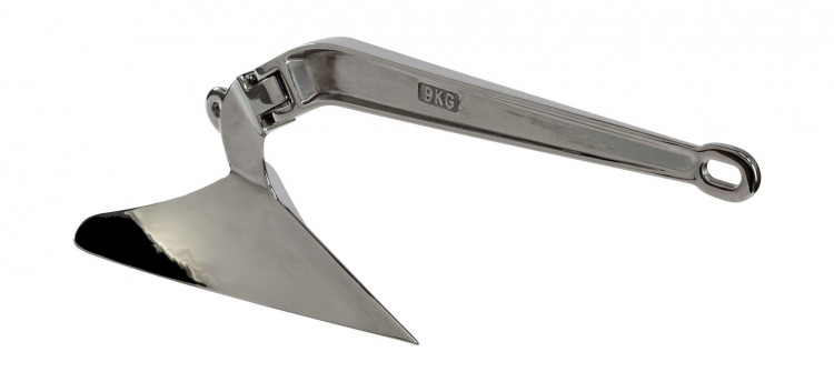 Якорь Плуг (CQR) 9 кг, нержавеющий, арт. A010090,          Quattro Marine 