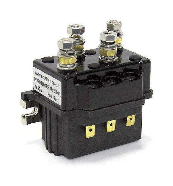 Блок реле лебедки Italwinch, 12 В, 90 А (упаковка из 4 шт.), арт. MZ2090/L_pkg_4,          MZelectronics 
