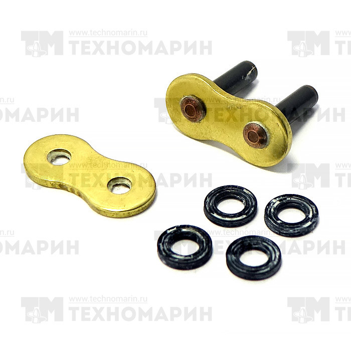 Замок для цепи (золотой) GB530GXW-CLFZ, арт. GB530GXW-CLFZ,          RK Chains 