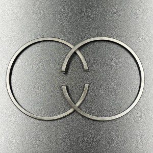 Кольца поршневые, комплект на один поршень Tohatsu 18 (STD)