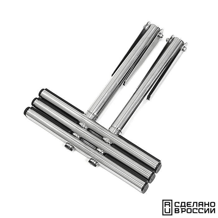 Трап дайверский телескопический 3 ступени складной, черная ступень, арт. 040186BT,          Техномарин 